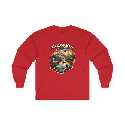 Adirondacks Scenic Lake Long Sleeve Tee