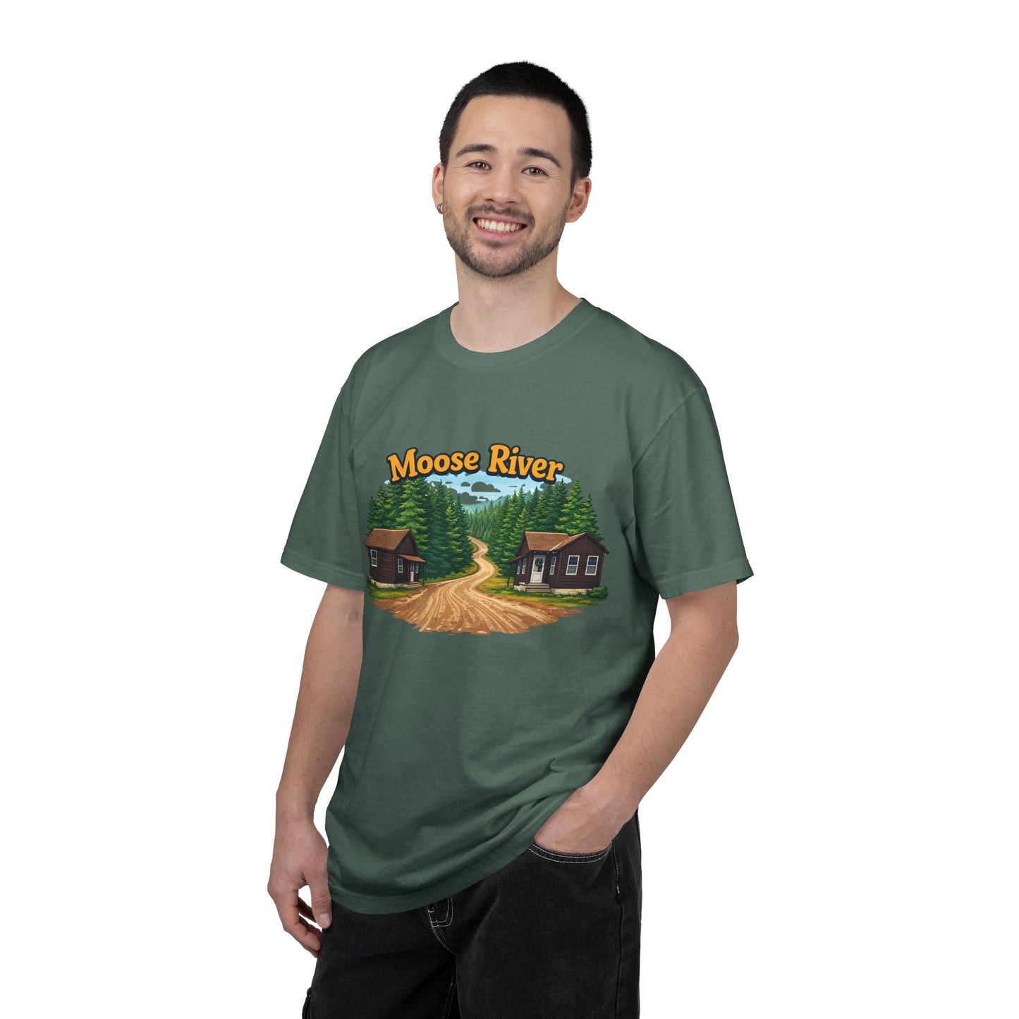 Moose River Cabin Road T-shirt