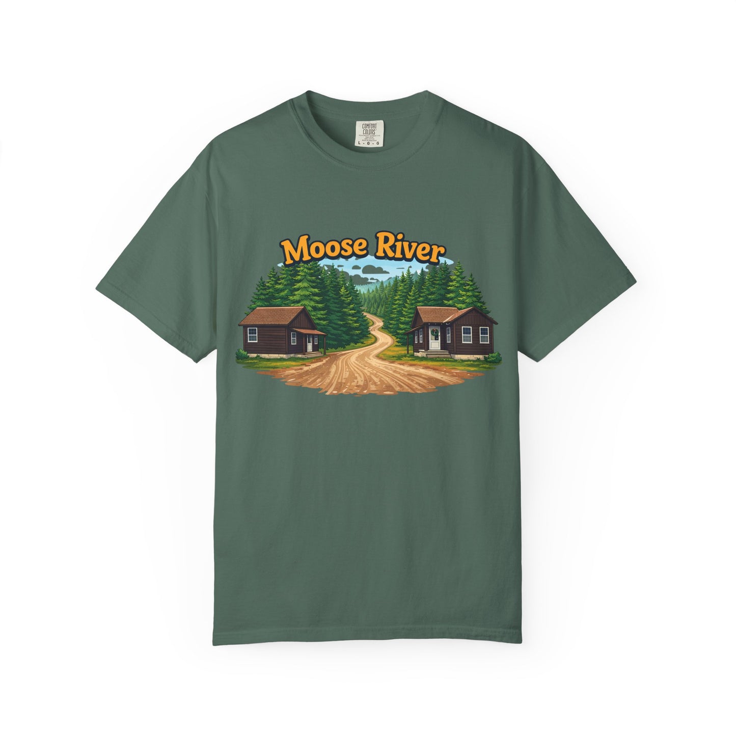 Moose River Cabin Road T-shirt