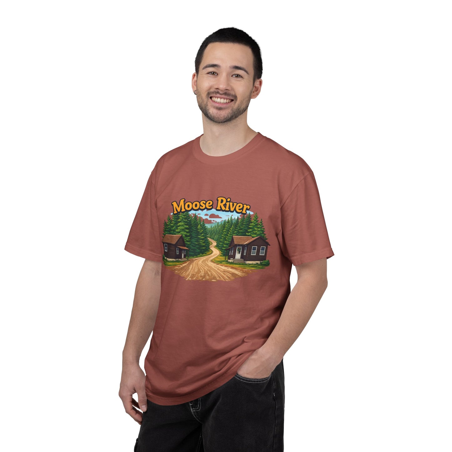 Moose River Cabin Road T-shirt