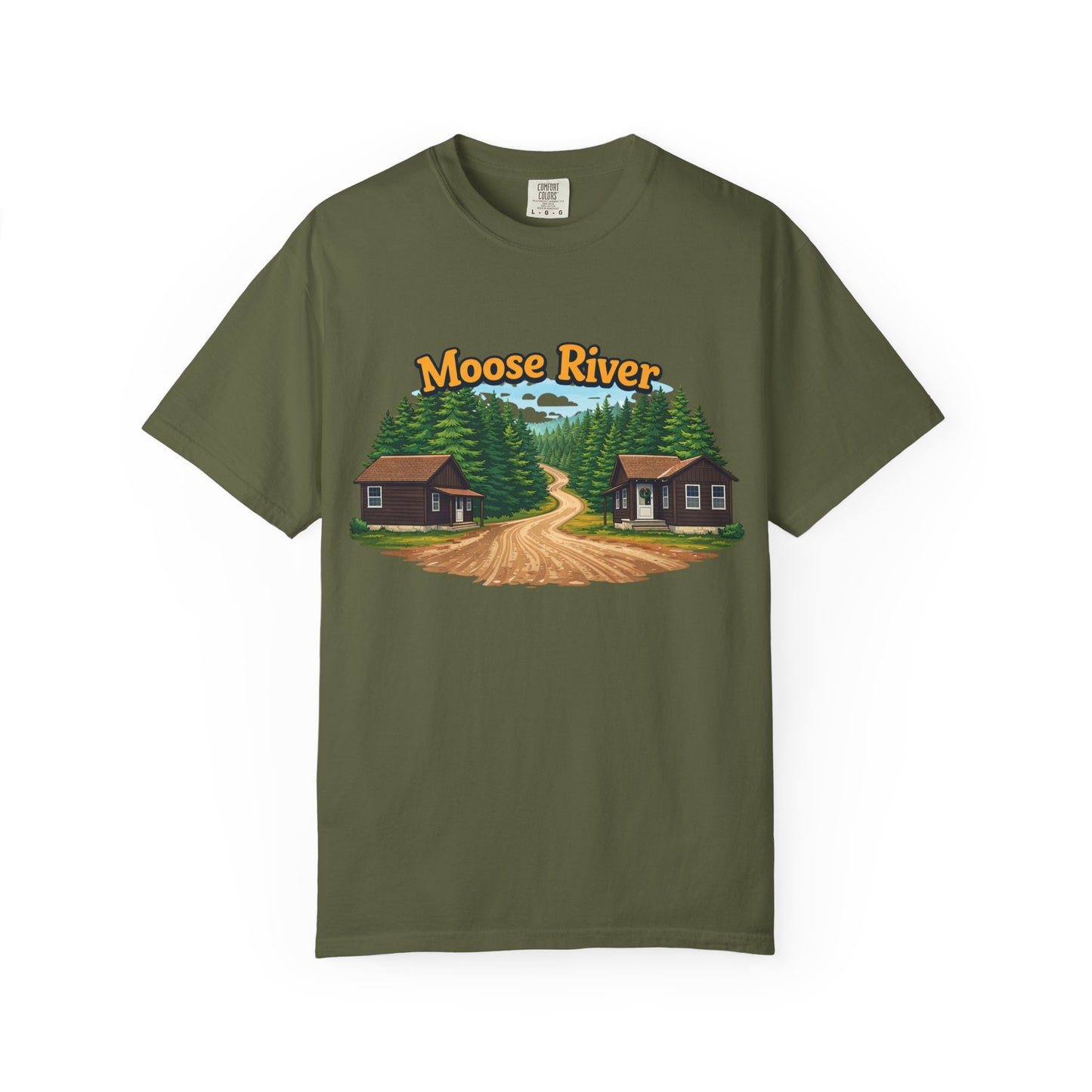 Moose River Cabin Road T-shirt