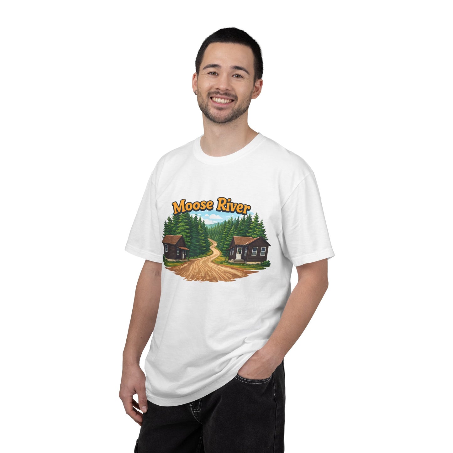 Moose River Cabin Road T-shirt