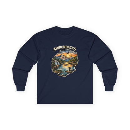 Adirondacks Scenic Lake Long Sleeve Tee