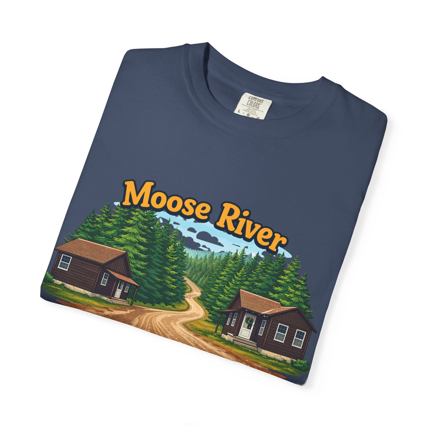Moose River Cabin Road T-shirt