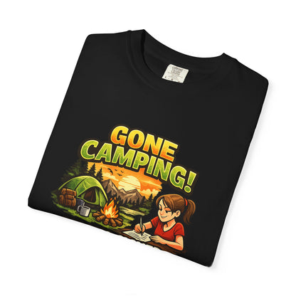 "Gone Camping! My Girl Signed the Permission Slip" Funny Outdoor Tee