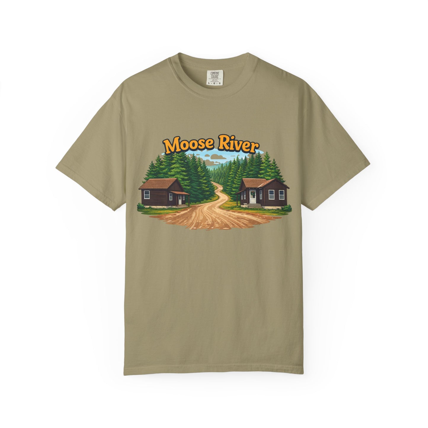 Moose River Cabin Road T-shirt