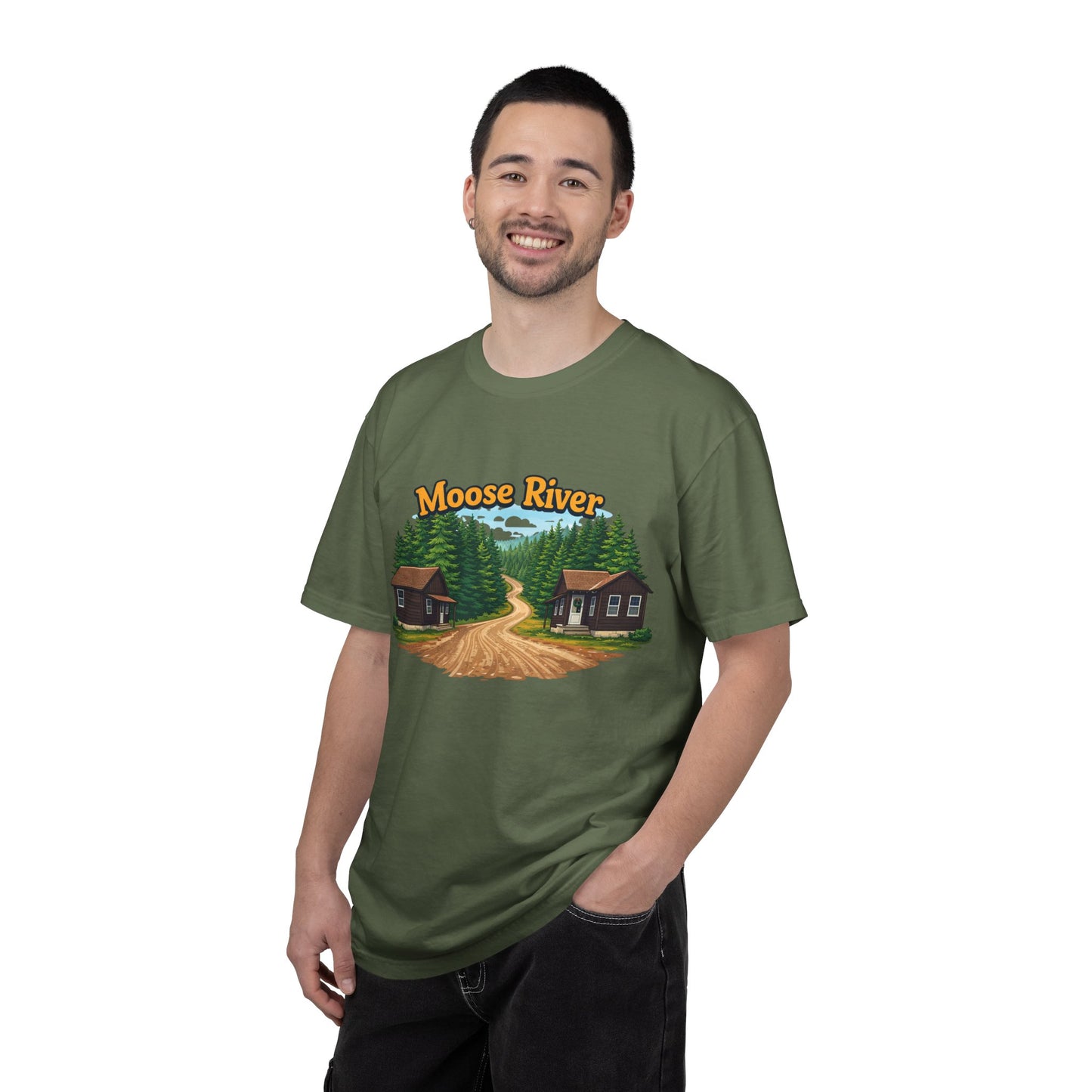 Moose River Cabin Road T-shirt