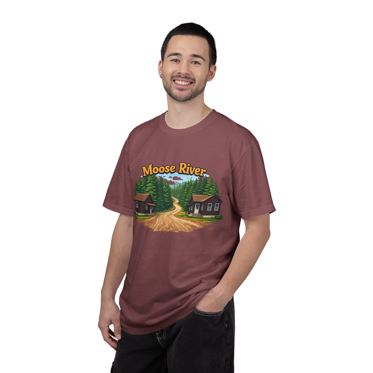 Moose River Cabin Road T-shirt