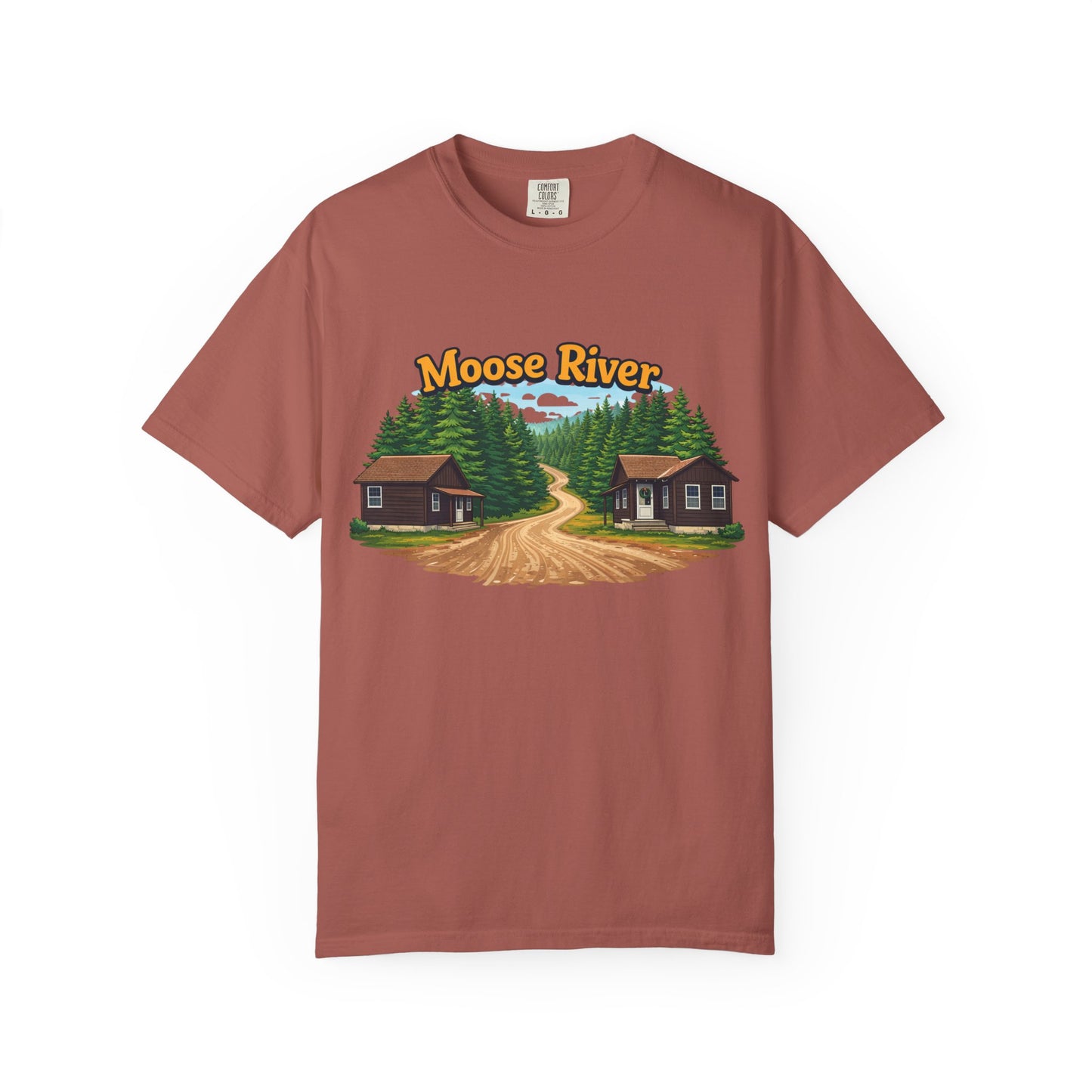 Moose River Cabin Road T-shirt