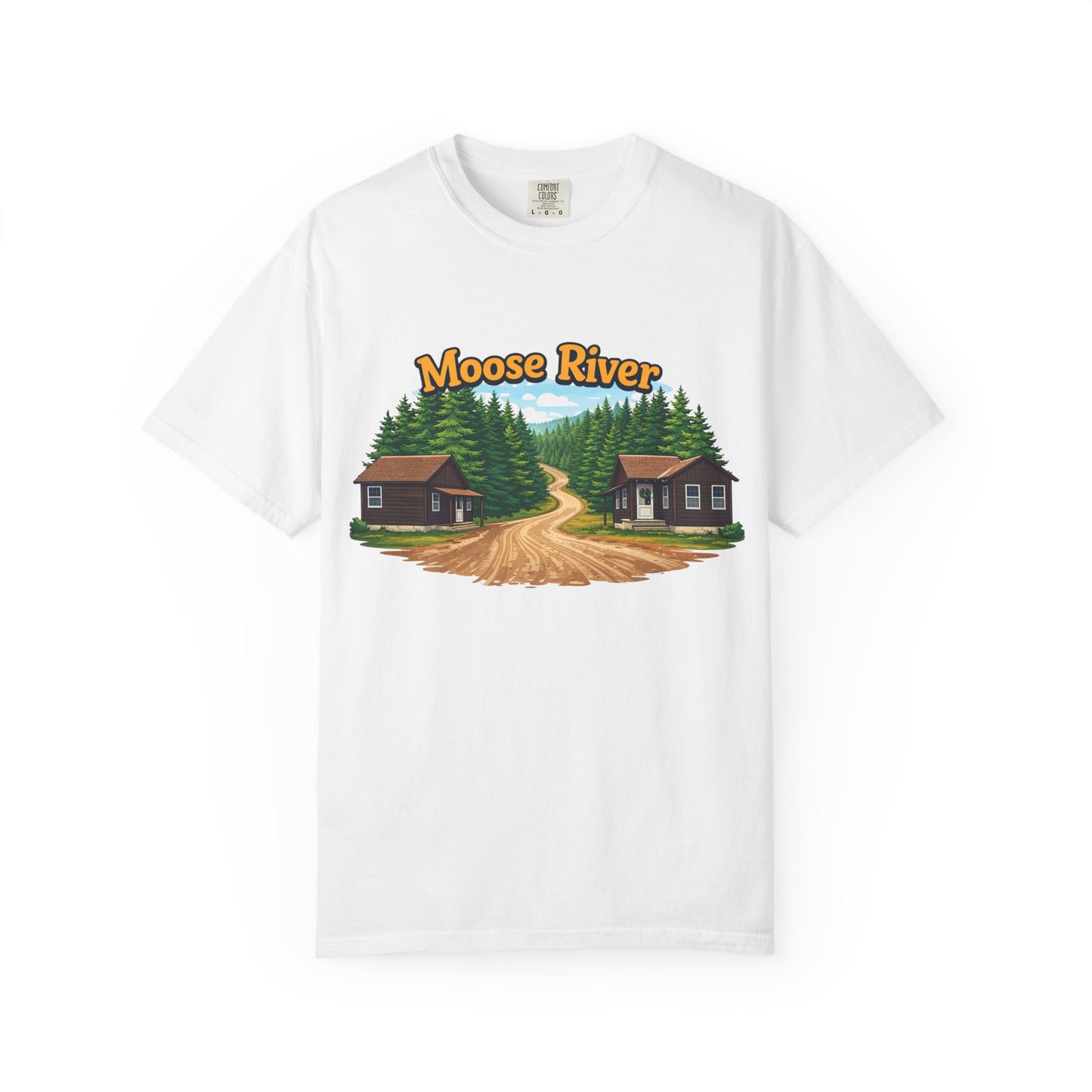 Moose River Cabin Road T-shirt
