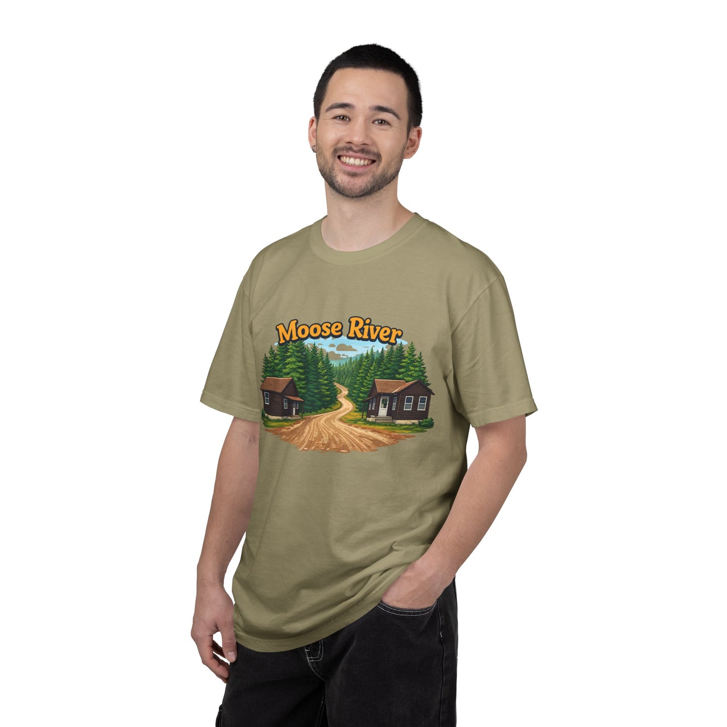 Moose River Cabin Road T-shirt