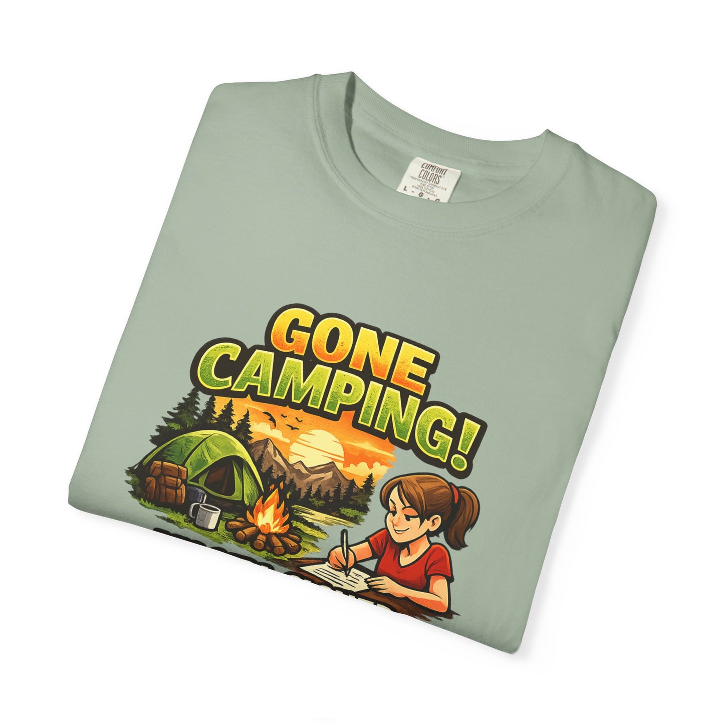 "Gone Camping! My Girl Signed the Permission Slip" Funny Outdoor Tee