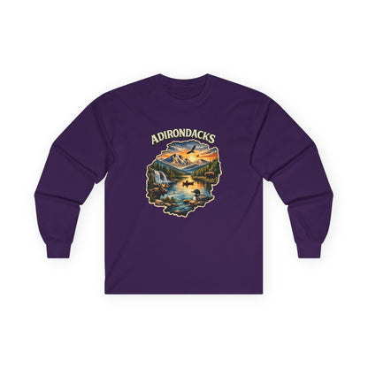 Adirondacks Scenic Lake Long Sleeve Tee