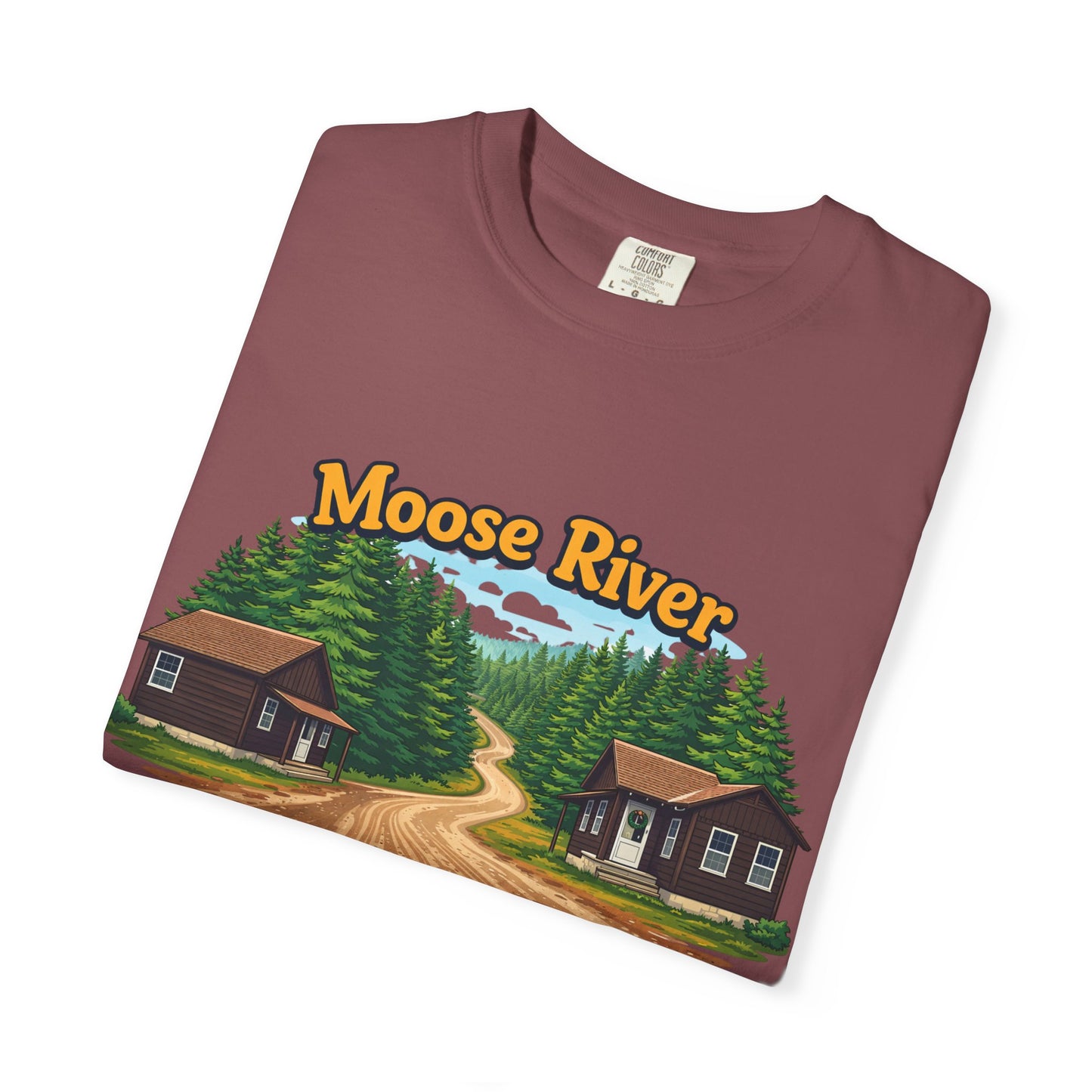 Moose River Cabin Road T-shirt