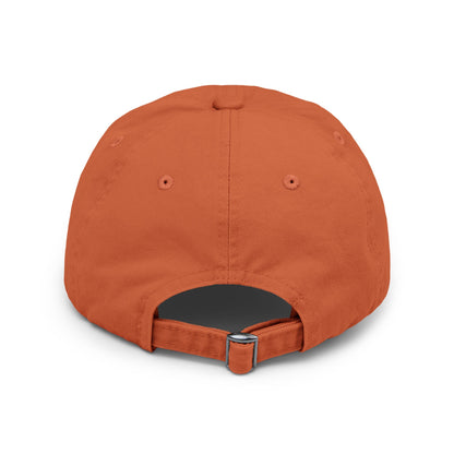 ADK Campfire Hat — Distressed Baseball Cap for Outdoors, Camping & Adirondack Fans