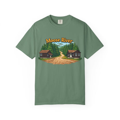 Moose River Cabin Road T-shirt