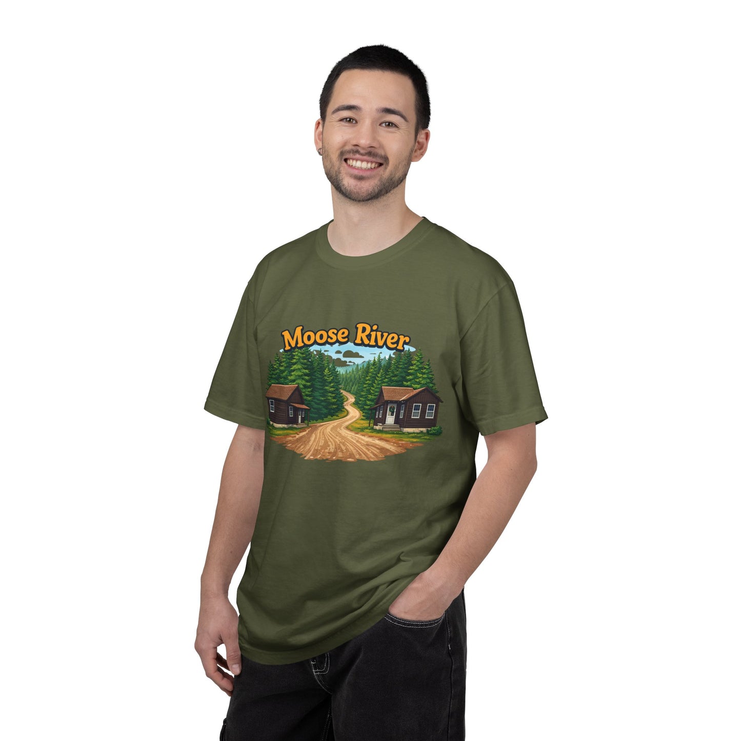 Moose River Cabin Road T-shirt