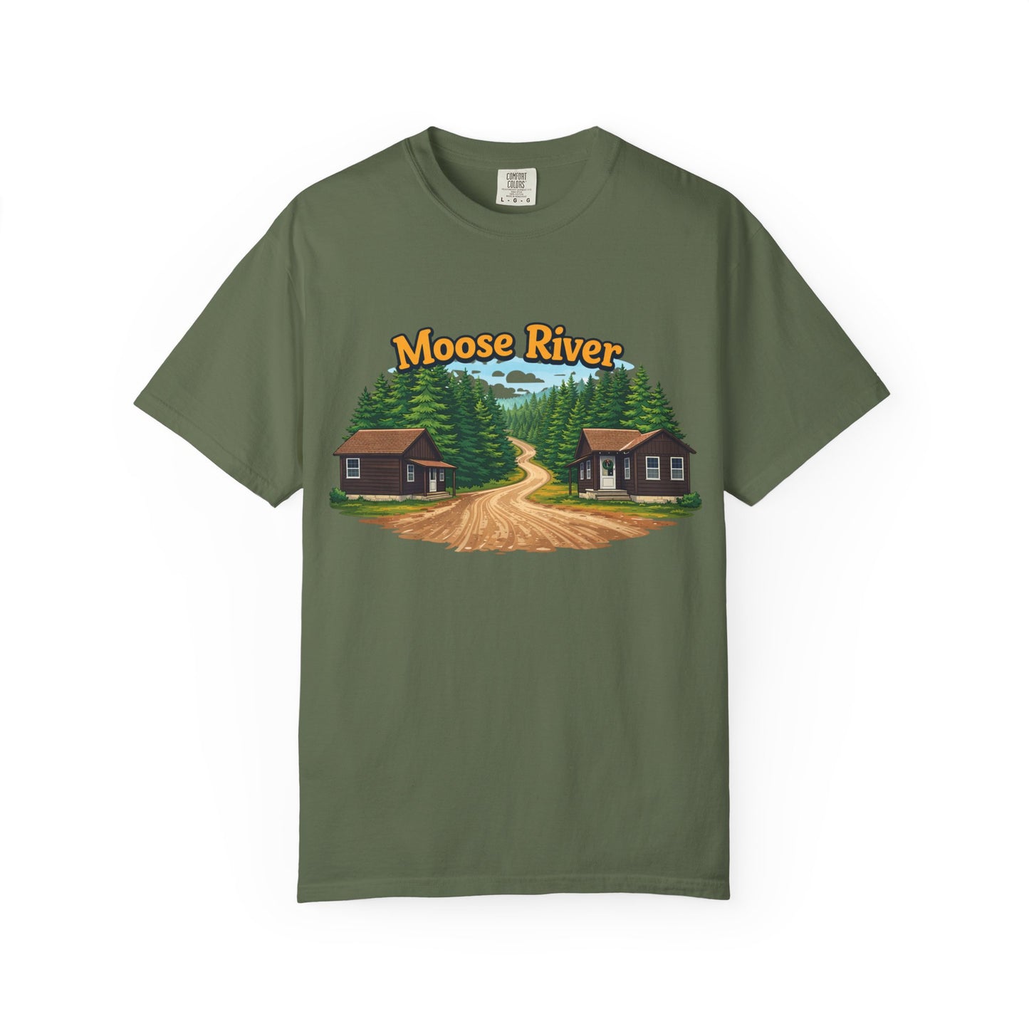 Moose River Cabin Road T-shirt