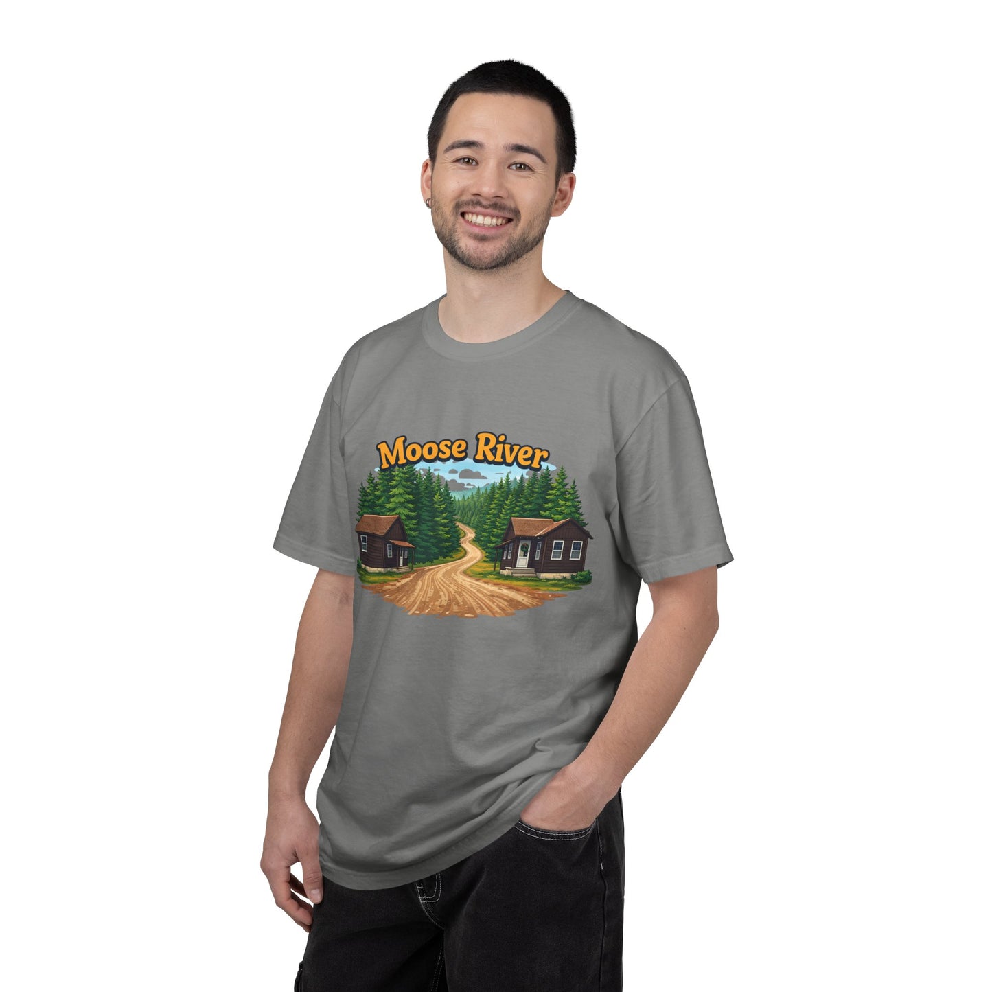 Moose River Cabin Road T-shirt
